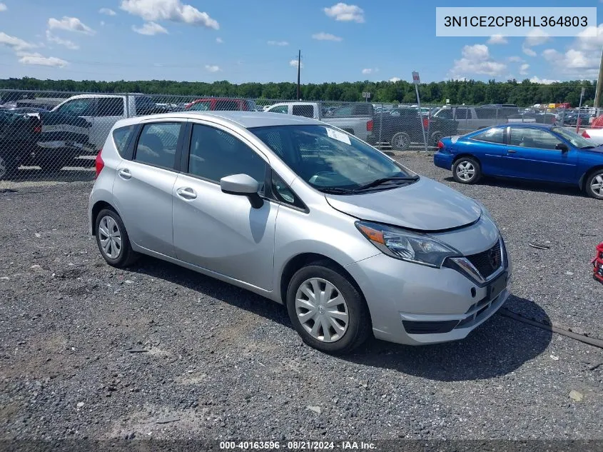 2017 Nissan Versa Note S/S Plus/Sv/Sl/Sr VIN: 3N1CE2CP8HL364803 Lot: 40163596