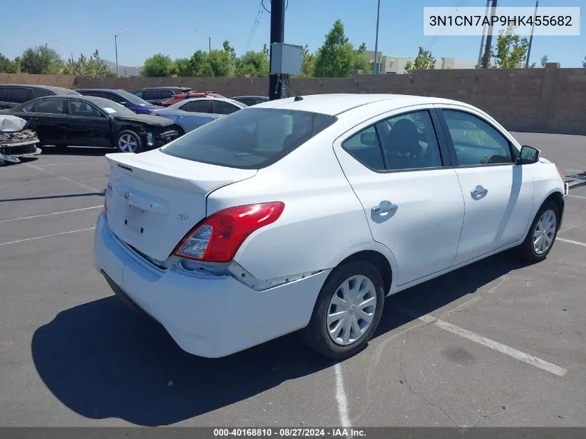 3N1CN7AP9HK455682 2017 Nissan Versa 1.6 Sv