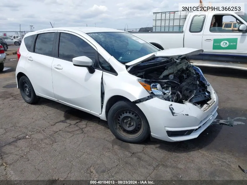 2017 Nissan Versa Note Sv VIN: 3N1CE2CP9HL366253 Lot: 40184013