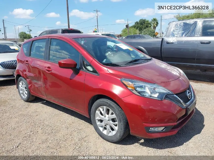 3N1CE2CP3HL366328 2017 Nissan Versa Note Sv