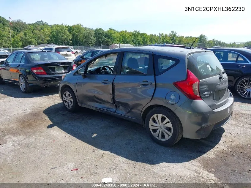 3N1CE2CPXHL362230 2017 Nissan Versa Note Sv