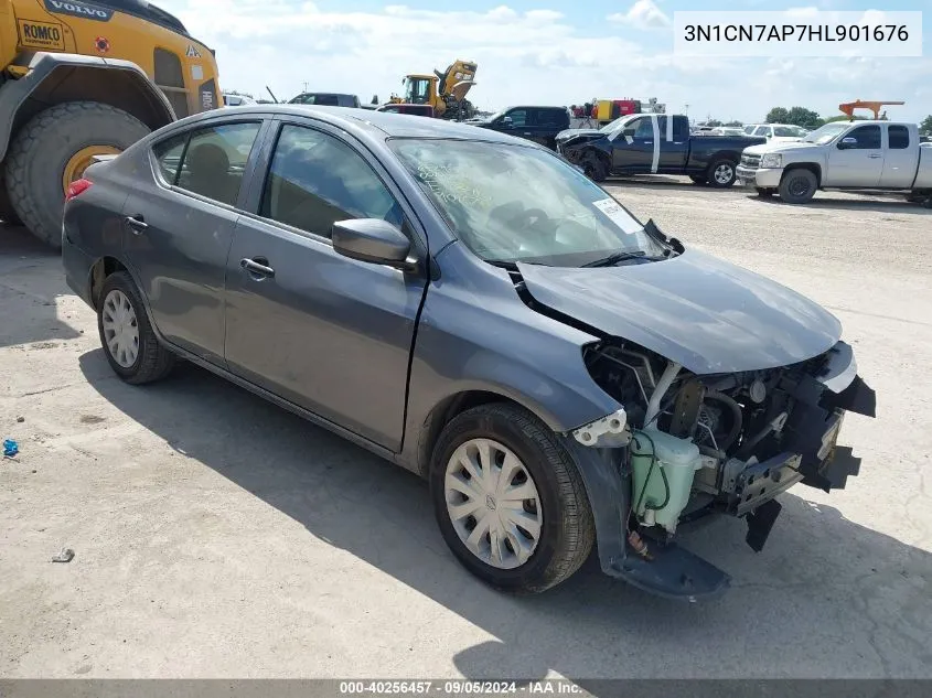 2017 Nissan Versa 1.6 S+ VIN: 3N1CN7AP7HL901676 Lot: 40256457