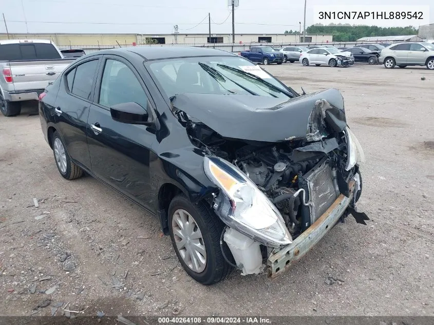 3N1CN7AP1HL889542 2017 Nissan Versa 1.6 Sv