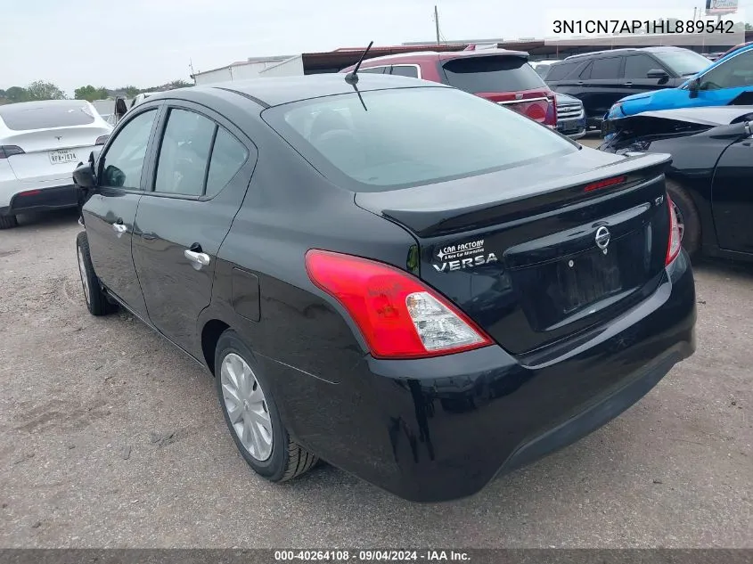 3N1CN7AP1HL889542 2017 Nissan Versa 1.6 Sv