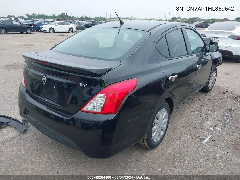 3N1CN7AP1HL889542 2017 Nissan Versa 1.6 Sv