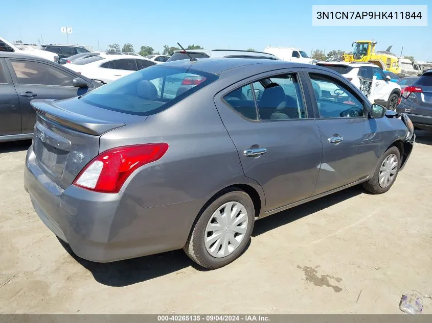 3N1CN7AP9HK411844 2017 Nissan Versa 1.6 Sv