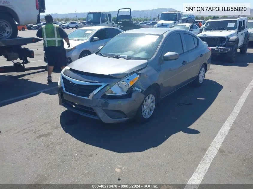 2017 Nissan Versa S/S Plus/Sv/Sl VIN: 3N1CN7AP3HL856820 Lot: 40278470