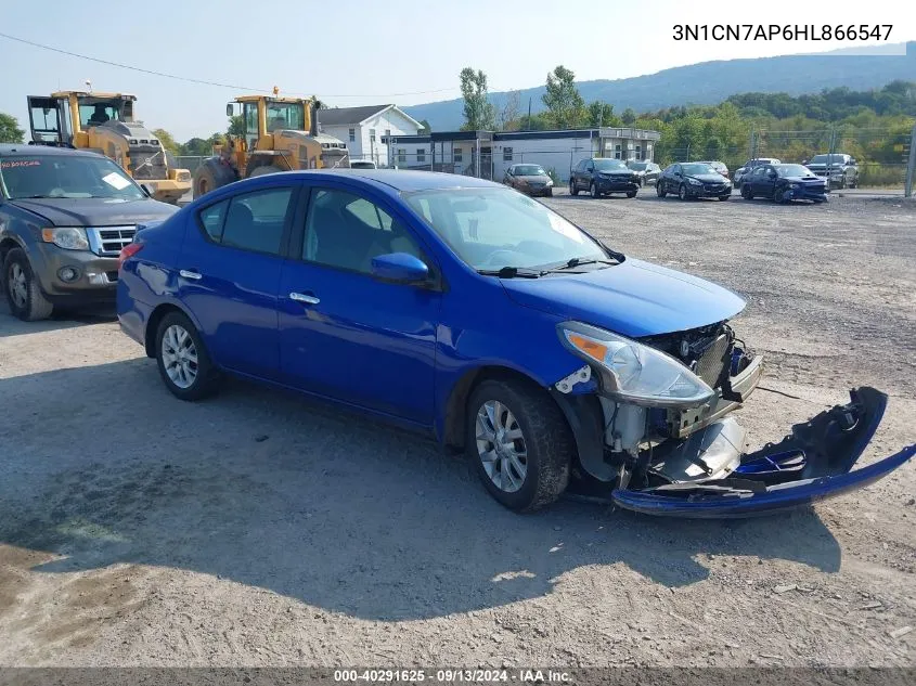 2017 Nissan Versa S/S Plus/Sv/Sl VIN: 3N1CN7AP6HL866547 Lot: 40291625