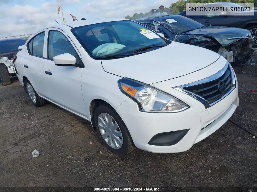 2017 Nissan Versa S/S Plus/Sv/Sl VIN: 3N1CN7AP8HL906823 Lot: 40293884