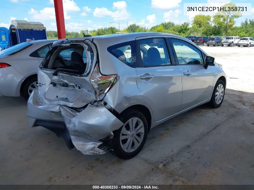 2017 Nissan Versa Note Sv VIN: 3N1CE2CP1HL358731 Lot: 40300233