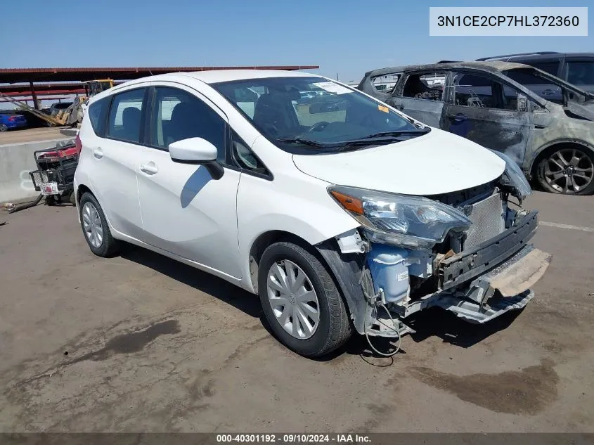 2017 Nissan Versa Note S Plus VIN: 3N1CE2CP7HL372360 Lot: 40301192