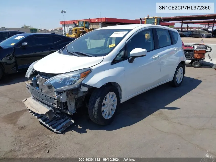 2017 Nissan Versa Note S Plus VIN: 3N1CE2CP7HL372360 Lot: 40301192