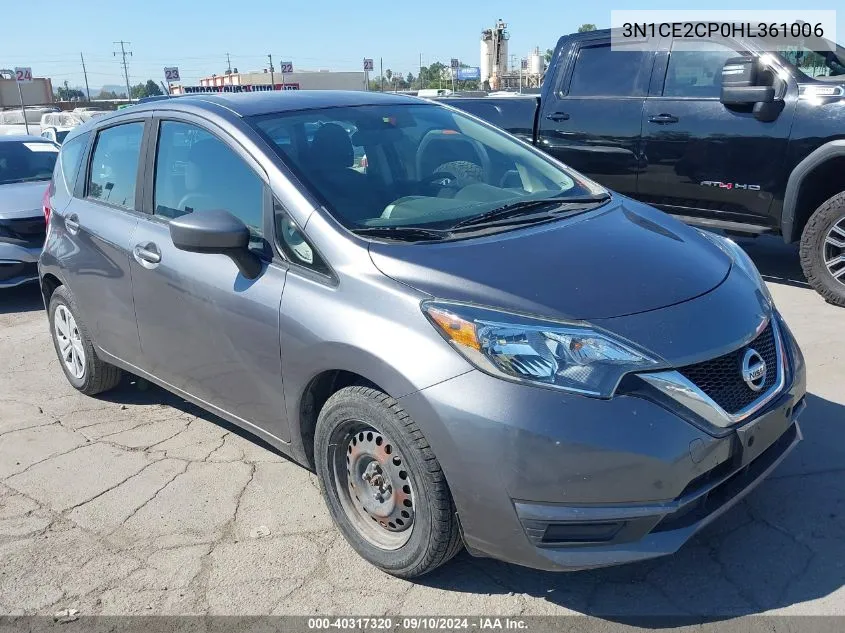 3N1CE2CP0HL361006 2017 Nissan Versa Note Sv