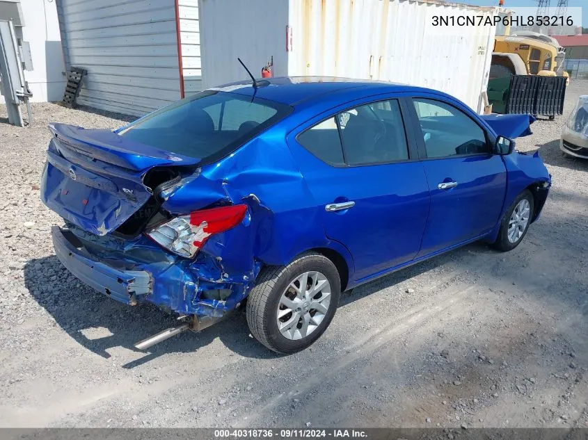 3N1CN7AP6HL853216 2017 Nissan Versa 1.6 Sv