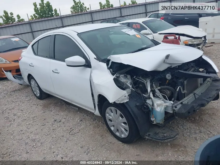 2017 Nissan Versa 1.6 Sv VIN: 3N1CN7AP8HK437710 Lot: 40324943