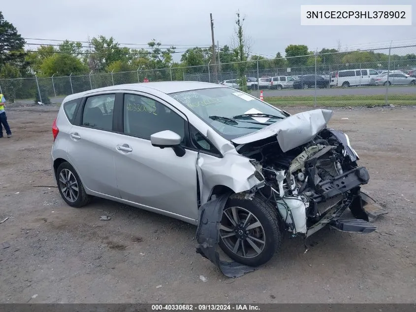 2017 Nissan Versa Note S/S Plus/Sv/Sl/Sr VIN: 3N1CE2CP3HL378902 Lot: 40330682