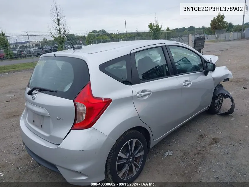 2017 Nissan Versa Note S/S Plus/Sv/Sl/Sr VIN: 3N1CE2CP3HL378902 Lot: 40330682