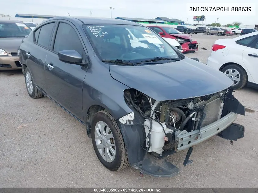 3N1CN7AP0HL888639 2017 Nissan Versa S/S Plus/Sv/Sl