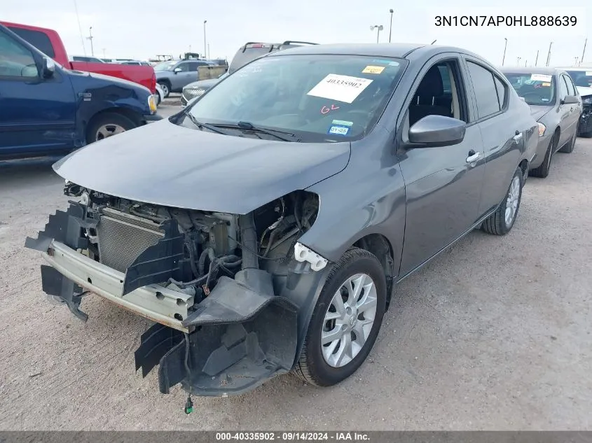 3N1CN7AP0HL888639 2017 Nissan Versa S/S Plus/Sv/Sl