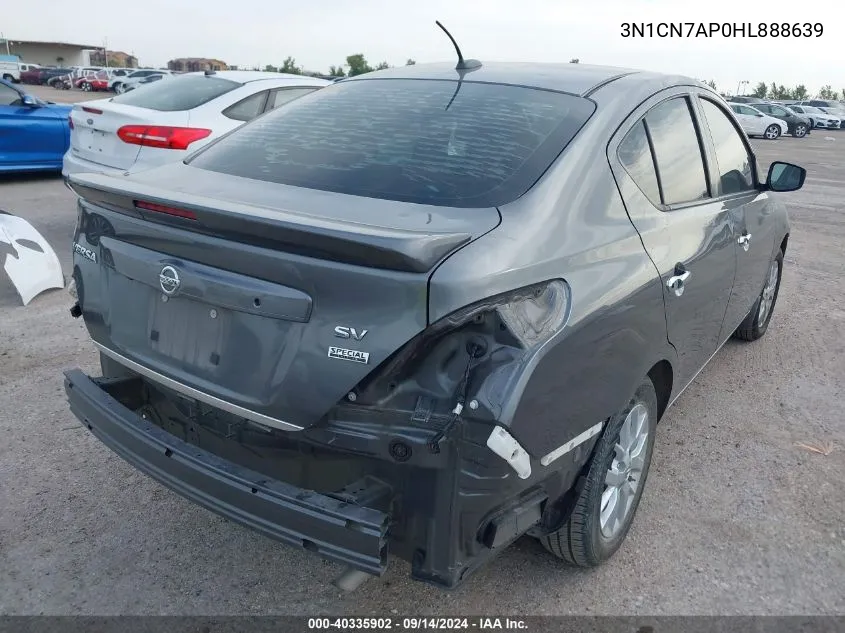 3N1CN7AP0HL888639 2017 Nissan Versa S/S Plus/Sv/Sl