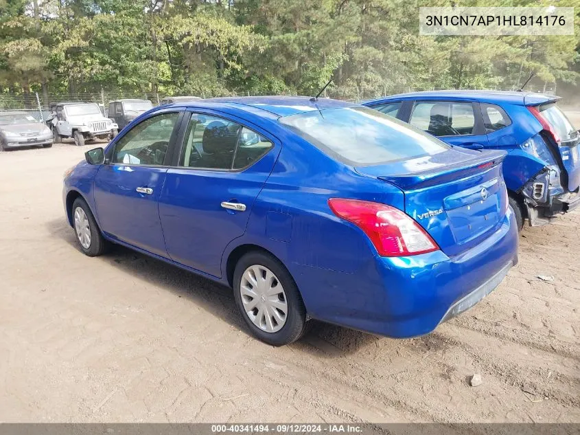 3N1CN7AP1HL814176 2017 Nissan Versa 1.6 S/1.6 S+/1.6 Sl/1.6 Sv