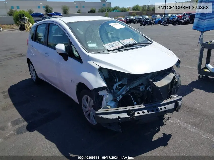 3N1CE2CP8HL374358 2017 Nissan Versa Note Sv