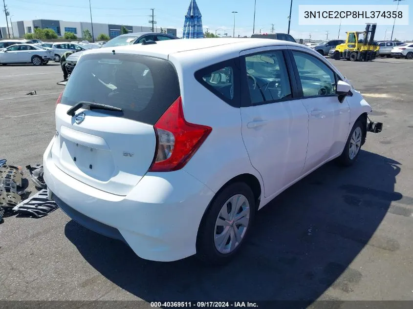 3N1CE2CP8HL374358 2017 Nissan Versa Note Sv