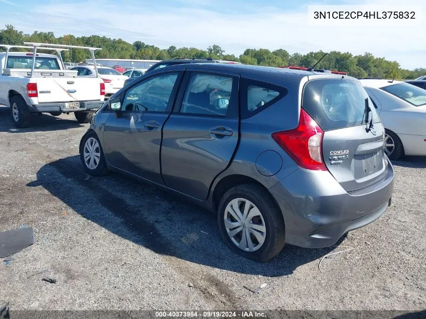 2017 Nissan Versa Note S Plus VIN: 3N1CE2CP4HL375832 Lot: 40373984