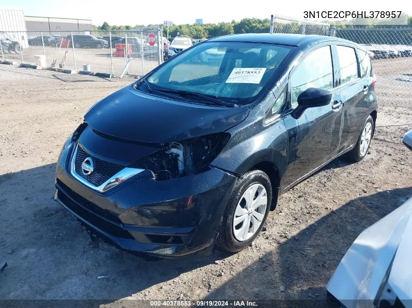 2017 Nissan Versa Note Sv VIN: 3N1CE2CP6HL378957 Lot: 40378553