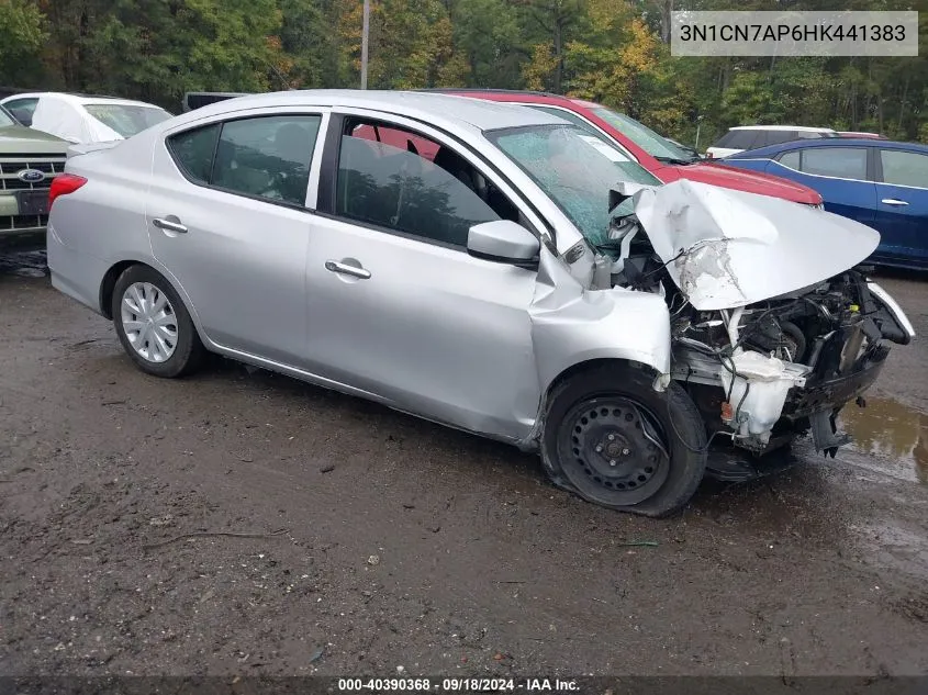 2017 Nissan Versa 1.6 Sv VIN: 3N1CN7AP6HK441383 Lot: 40390368