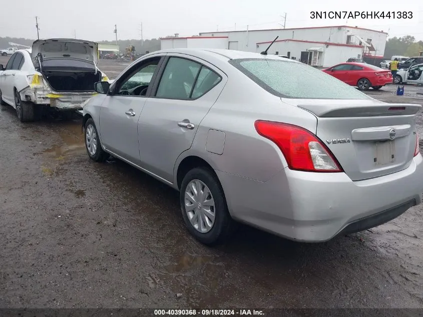 2017 Nissan Versa 1.6 Sv VIN: 3N1CN7AP6HK441383 Lot: 40390368