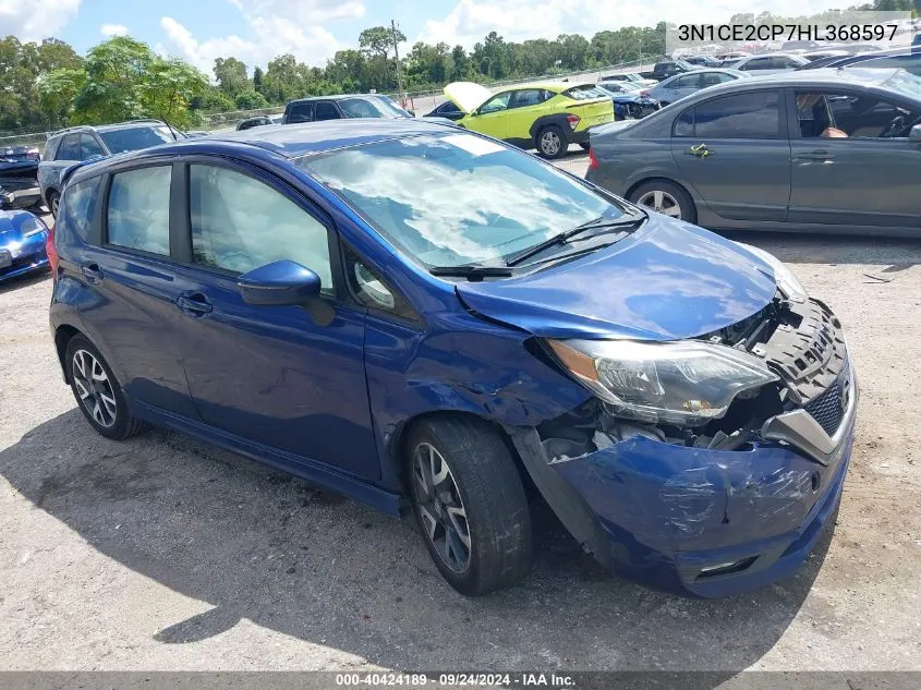 2017 Nissan Versa Note Sr VIN: 3N1CE2CP7HL368597 Lot: 40424189