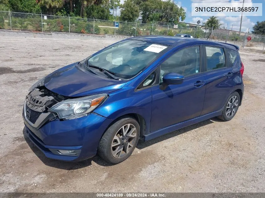 3N1CE2CP7HL368597 2017 Nissan Versa Note Sr