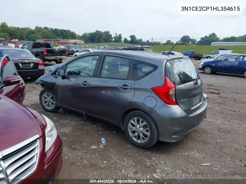 2017 Nissan Versa Note Sv VIN: 3N1CE2CP1HL354615 Lot: 40425826