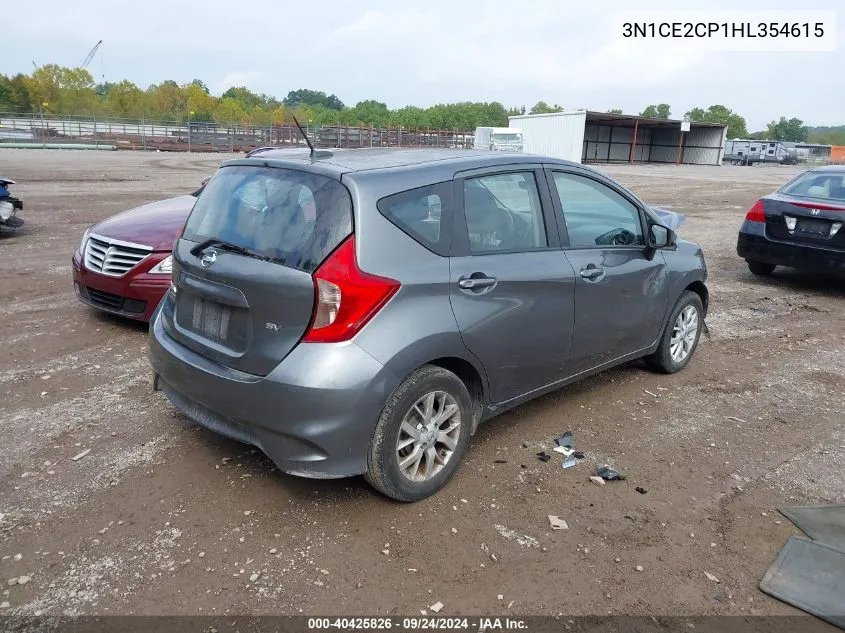 2017 Nissan Versa Note Sv VIN: 3N1CE2CP1HL354615 Lot: 40425826