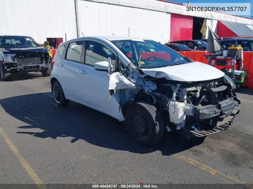 3N1CE2CPXHL357707 2017 Nissan Versa Note Sv