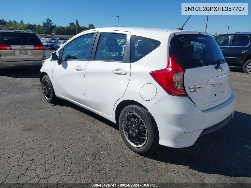 3N1CE2CPXHL357707 2017 Nissan Versa Note Sv