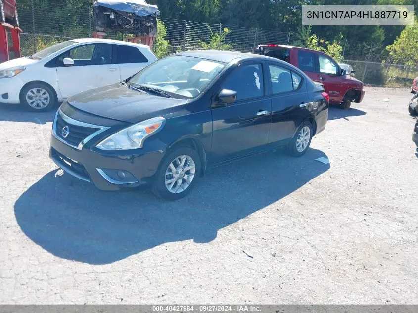 2017 Nissan Versa 1.6 Sv VIN: 3N1CN7AP4HL887719 Lot: 40427984