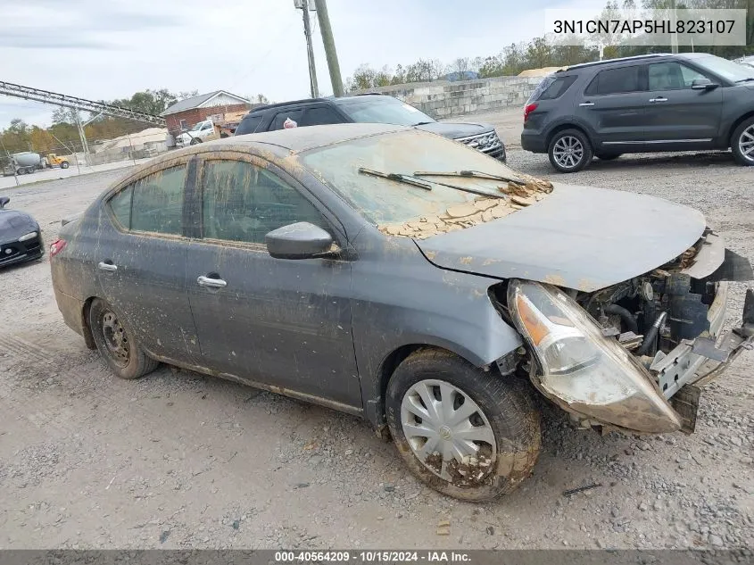 2017 Nissan Versa 1.6 Sv VIN: 3N1CN7AP5HL823107 Lot: 40564209