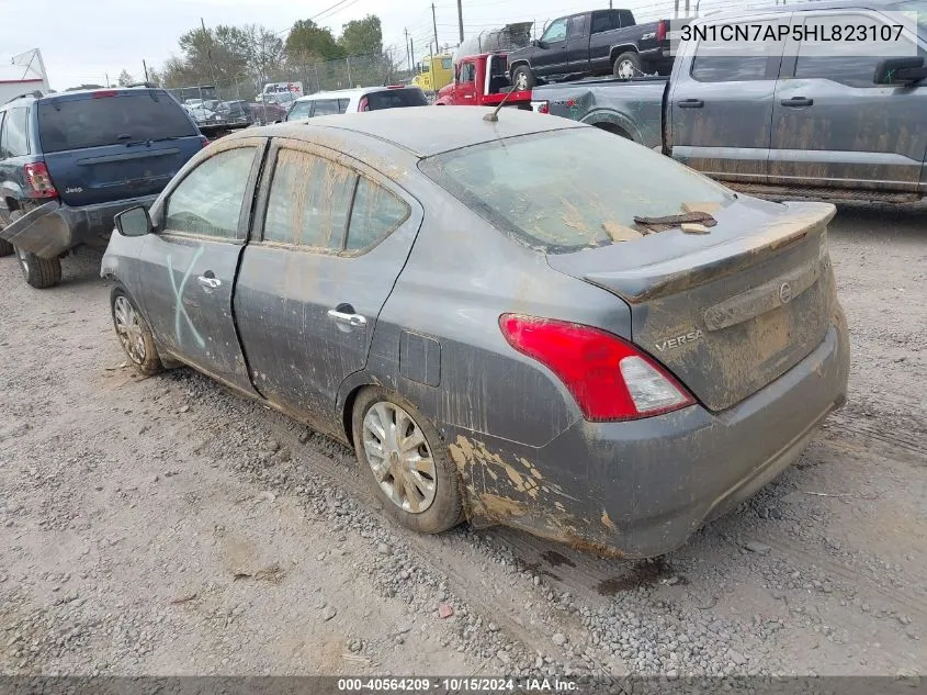 2017 Nissan Versa 1.6 Sv VIN: 3N1CN7AP5HL823107 Lot: 40564209