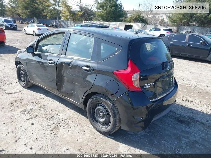 2017 Nissan Versa Note VIN: 3N1CE2CPXHL368206 Lot: 40578787