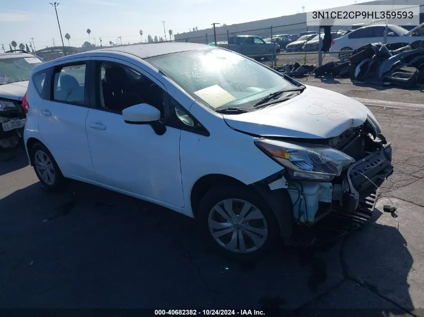 3N1CE2CP9HL359593 2017 Nissan Versa Note Sv