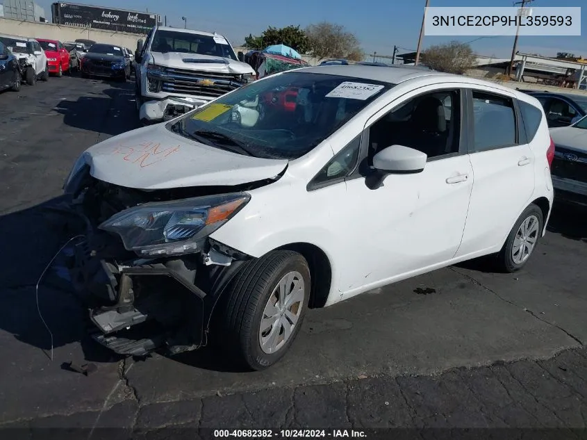 3N1CE2CP9HL359593 2017 Nissan Versa Note Sv