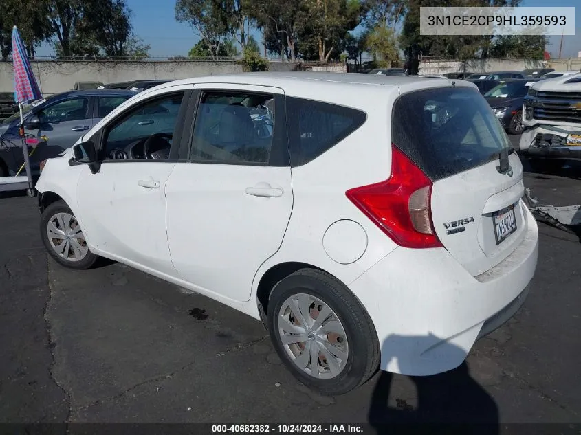 3N1CE2CP9HL359593 2017 Nissan Versa Note Sv