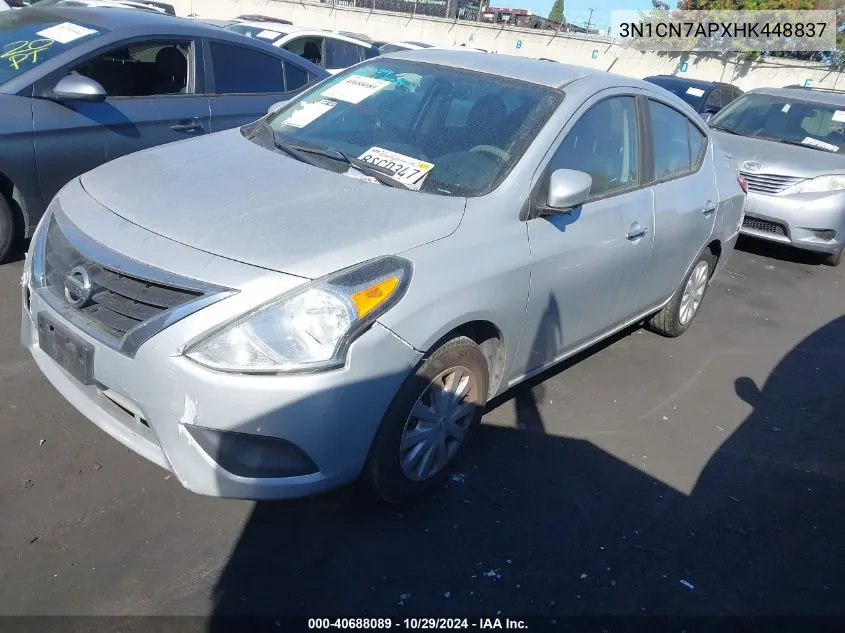 2017 Nissan Versa 1.6 Sv VIN: 3N1CN7APXHK448837 Lot: 40688089