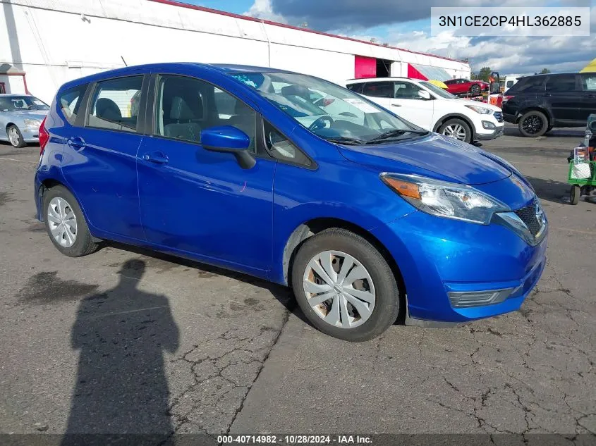 3N1CE2CP4HL362885 2017 Nissan Versa Note Sv