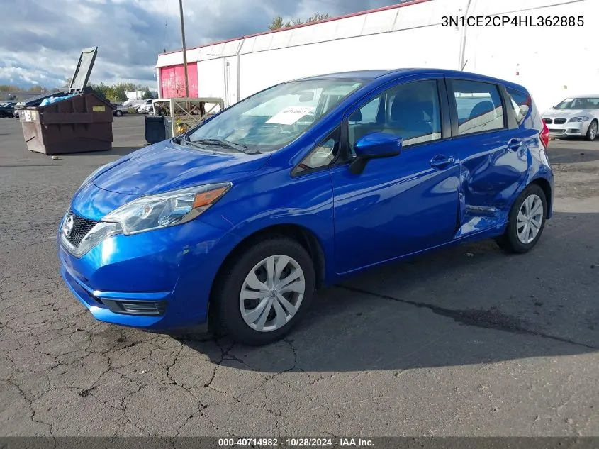 3N1CE2CP4HL362885 2017 Nissan Versa Note Sv