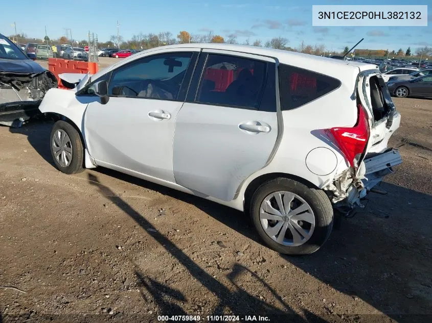 2017 Nissan Versa Note Sv VIN: 3N1CE2CP0HL382132 Lot: 40759849