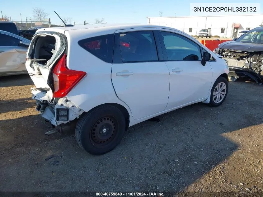 2017 Nissan Versa Note Sv VIN: 3N1CE2CP0HL382132 Lot: 40759849