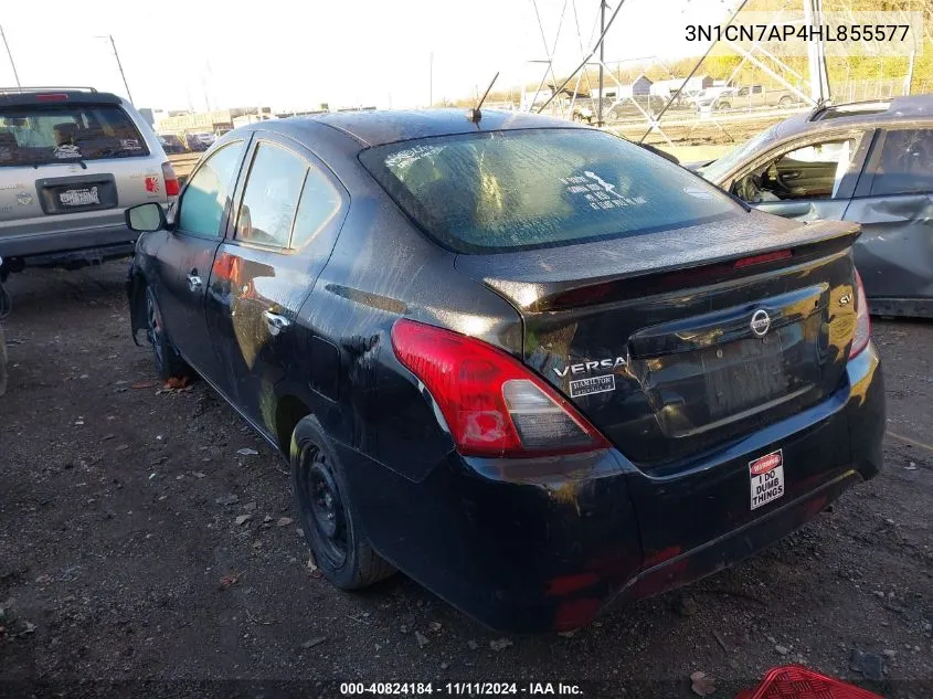 2017 Nissan Versa 1.6 Sv VIN: 3N1CN7AP4HL855577 Lot: 40824184